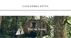 Desktop Screenshot of cassandrazetta.com
